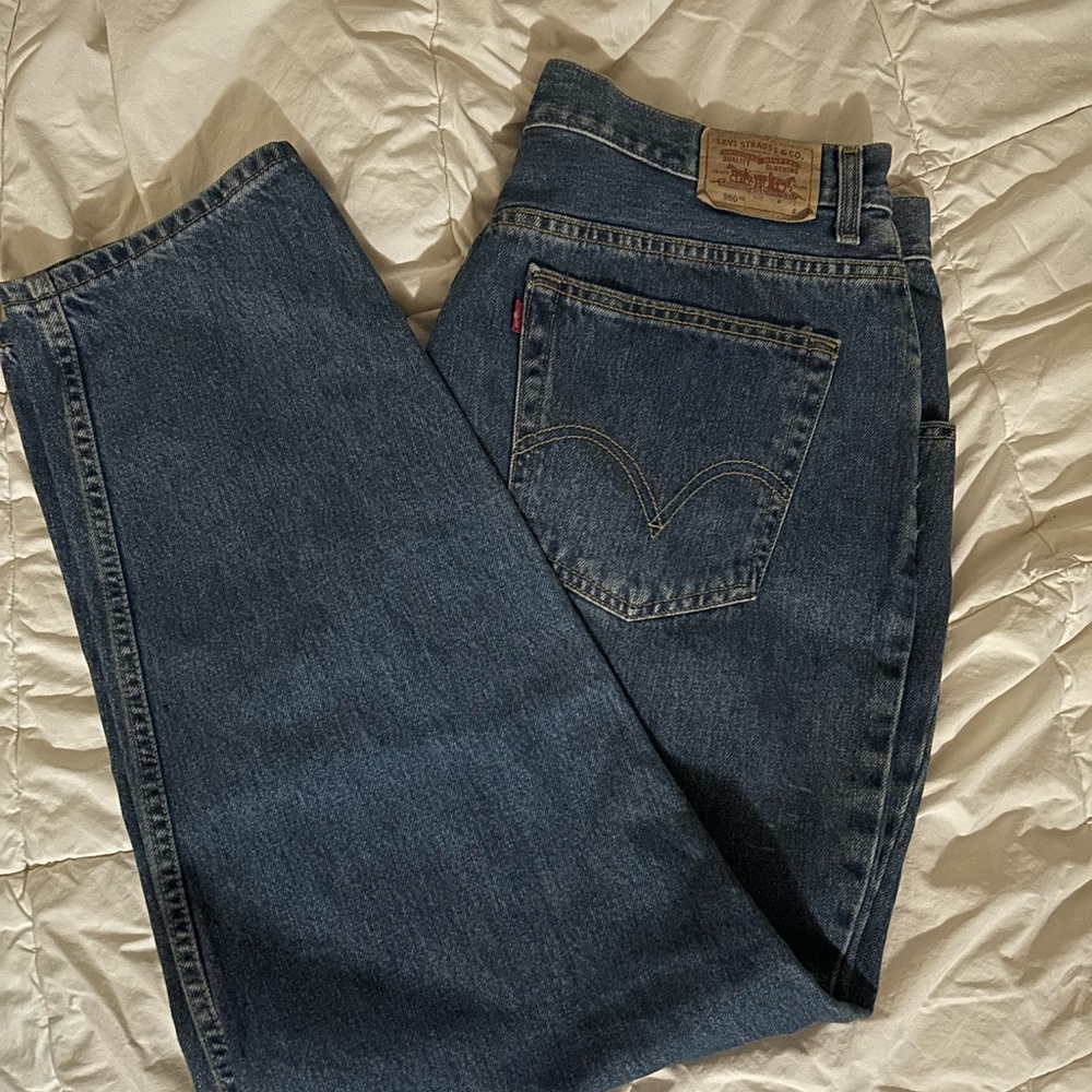 Levi's Light Blue High Waisted Mom Jeans